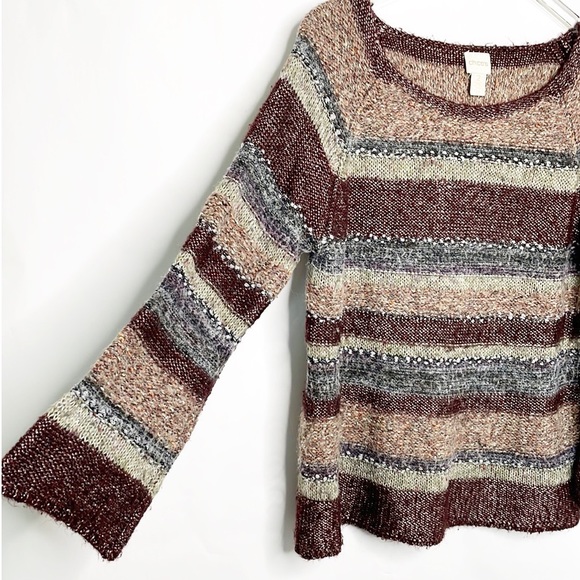 Chico's Textured Sweater (2/Large) - Picture 2 of 9